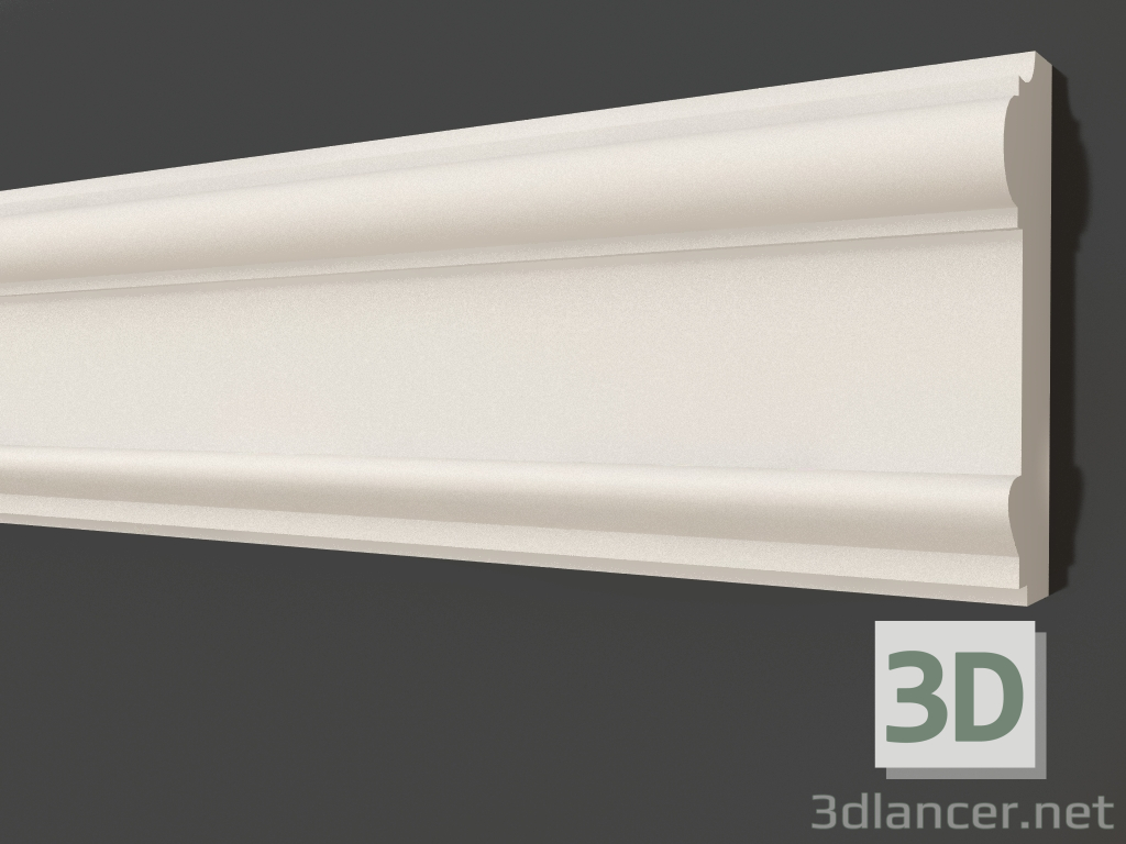 3d model Plaster molding LG 057 (90x30) - preview