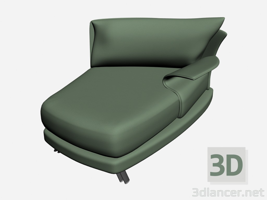 3d model Armchair (sofa) Super roy twin 2 - preview