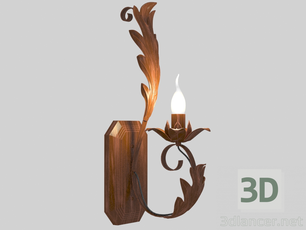 3d model Sconce Forging (1339-1W) - preview