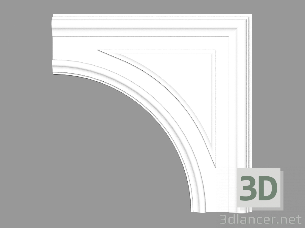 3D Modell Eckelement (UM 001) - Vorschau