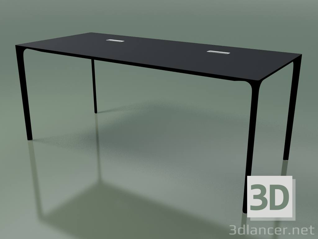 3d model Rectangular office table 0815 (H 74 - 79x180 cm, laminate Fenix F06, V39) - preview