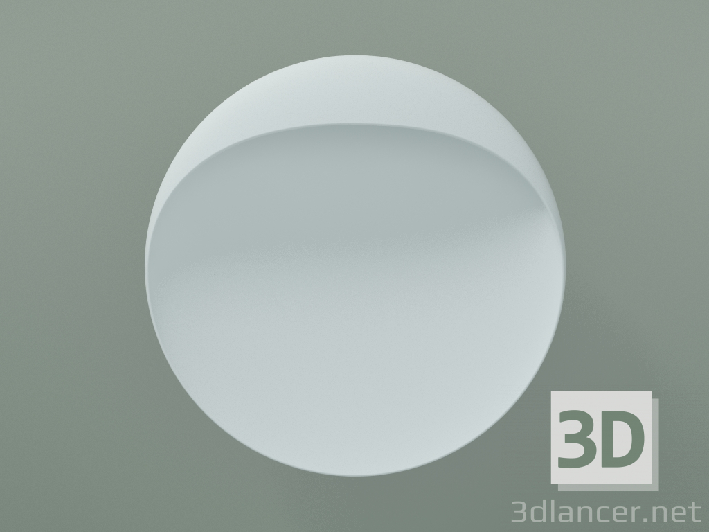 3d model Lámpara de pared FLINDT WALL (D 200 mm, LED-MD 27K, WHT) - vista previa