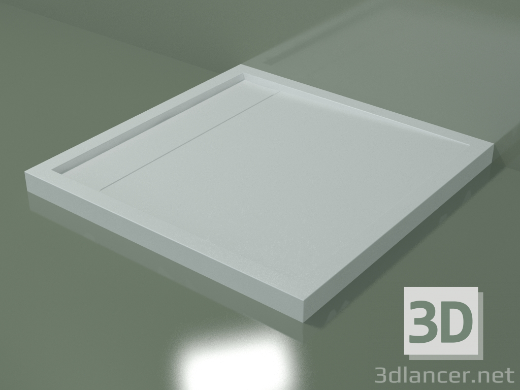 3d model Shower tray (30R14230, dx, L 90, P 90, H 6 cm) - preview