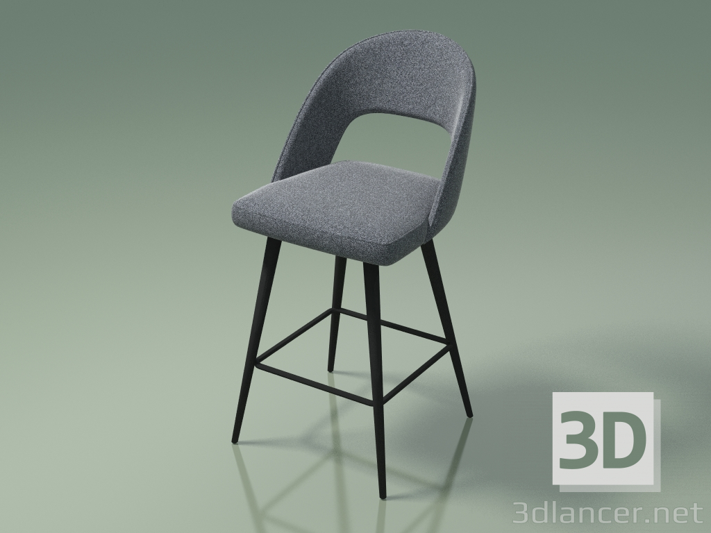 modèle 3D Chaise semi-bar Taylor (112878, gris graphite) - preview