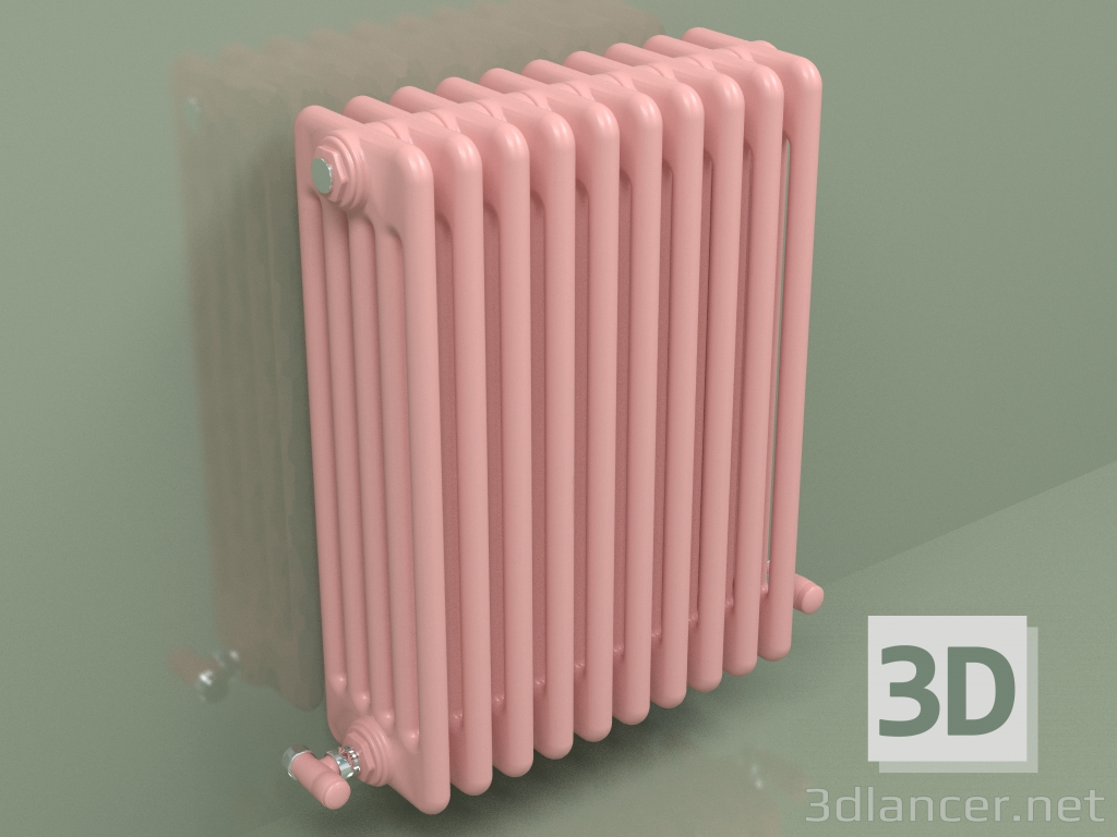 3d модель Радиатор TESI 5 (H 600 10EL, Pink - RAL 3015) – превью