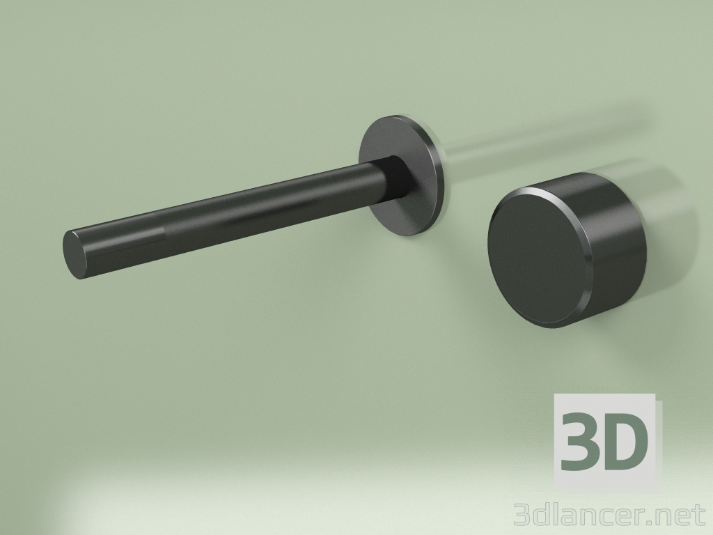 3d model Mezclador hidro-progresivo de pared con caño L 190 mm (16 10, ON) - vista previa