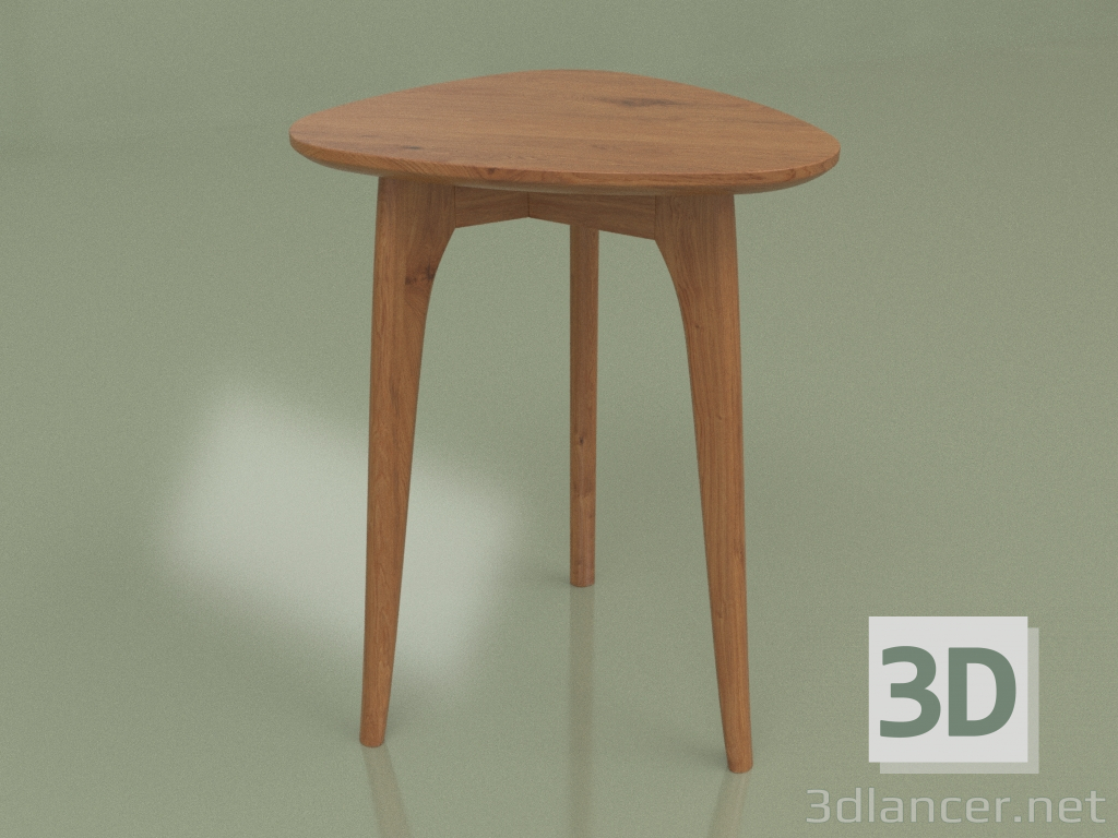 3d model Mesa auxiliar Mn 585 (Nogal) - vista previa