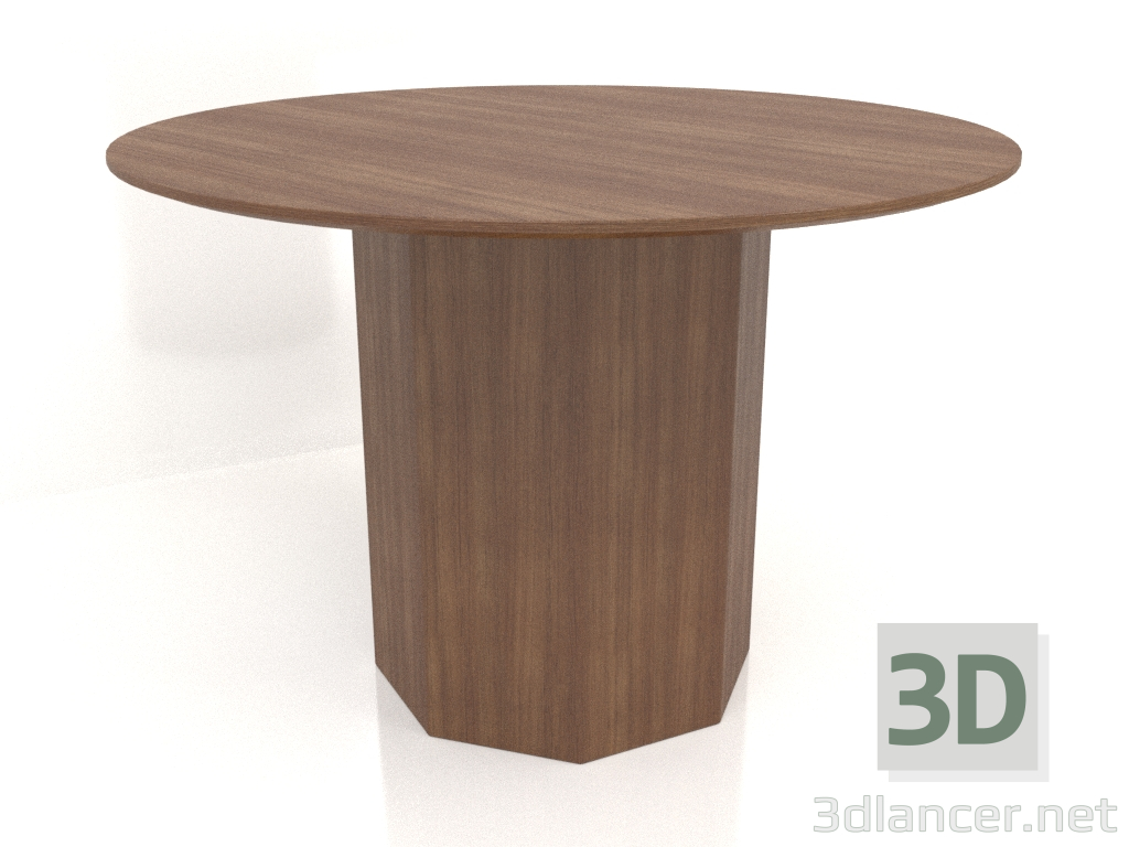 3d модель Стол обеденный DT 11 (D=1100х750, wood brown light) – превью