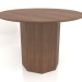 3d model Dining table DT 11 (D=1100х750, wood brown light) - preview