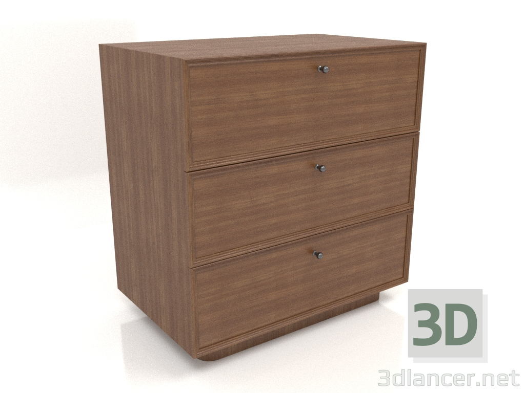 3D modeli Çekmeceli TM 15 (803х505х834, ahşap kahverengi ışık) - önizleme