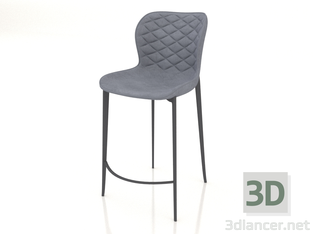 modello 3D Sedia semibarra Peggy 2 - anteprima