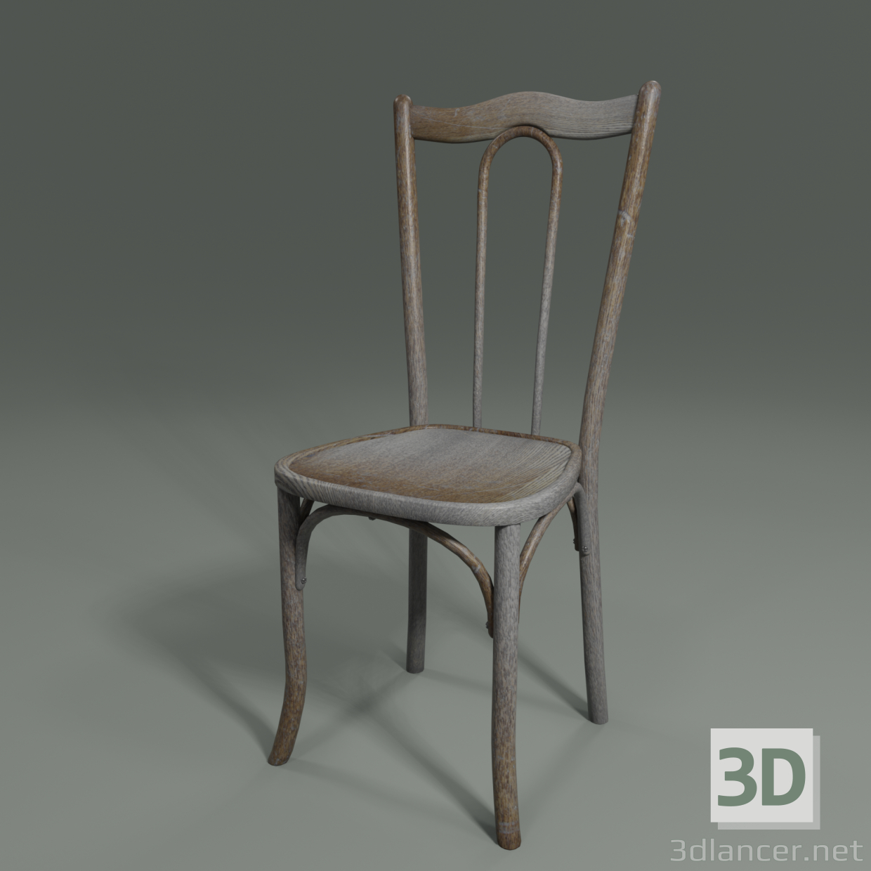 modèle 3D de chaise viennoise acheter - rendu