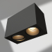 3d model Lamp SP-CUBUS-S100x200-2x11W Warm3000 (BK, 40 deg, 230V) - preview