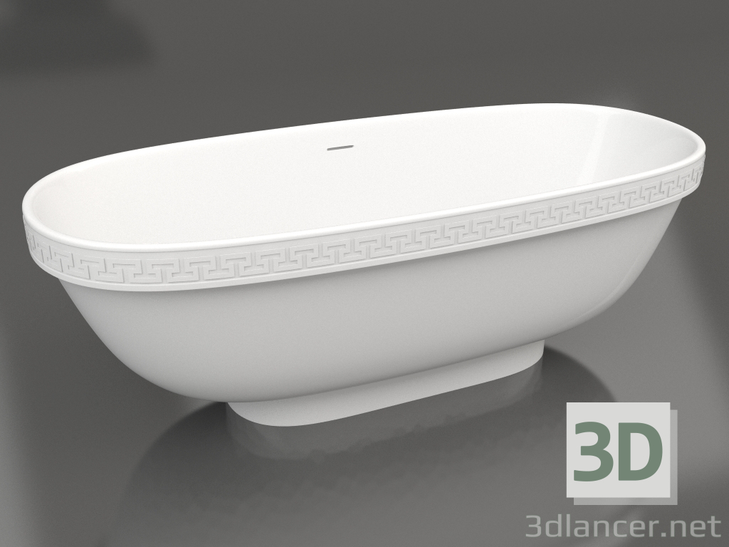 3d model Bathtub GRECA MEANDER 179x79 - preview