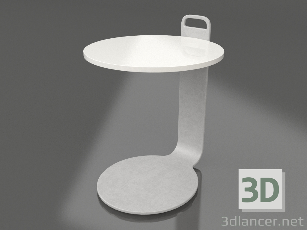 3d модель Стол кофейный Ø36 (Agate grey, DEKTON Zenith) – превью