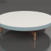 3d model Round coffee table Ø90x22 (Blue grey, DEKTON Sirocco) - preview