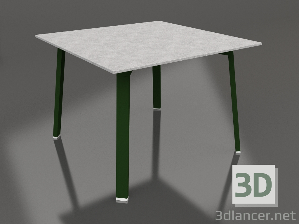 modello 3D Tavolo da pranzo 100 (Verde bottiglia, DEKTON) - anteprima