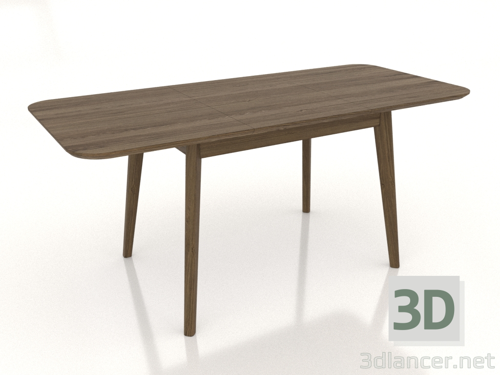 modèle 3D Table à manger TRANSFORM 1700x750 mm (frêne éclairci noyer) - preview