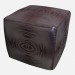 3D Modell Quadratische Pouf Art-Deco-Cubi 01 - Vorschau