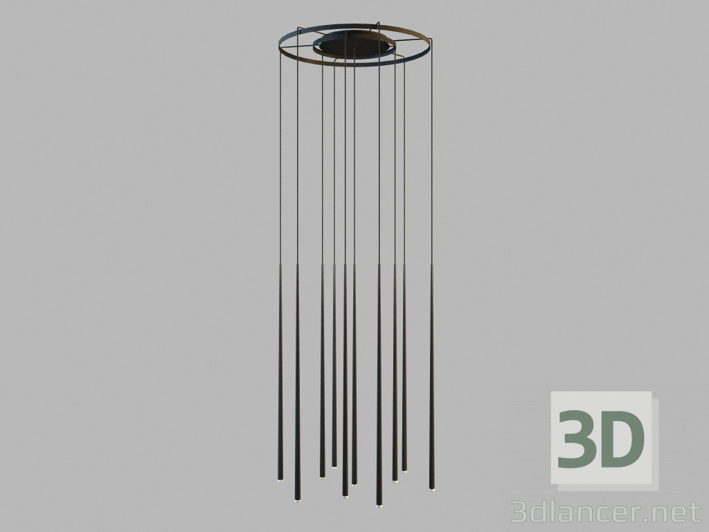 modello 3D Lampada a sospensione 0935 - anteprima