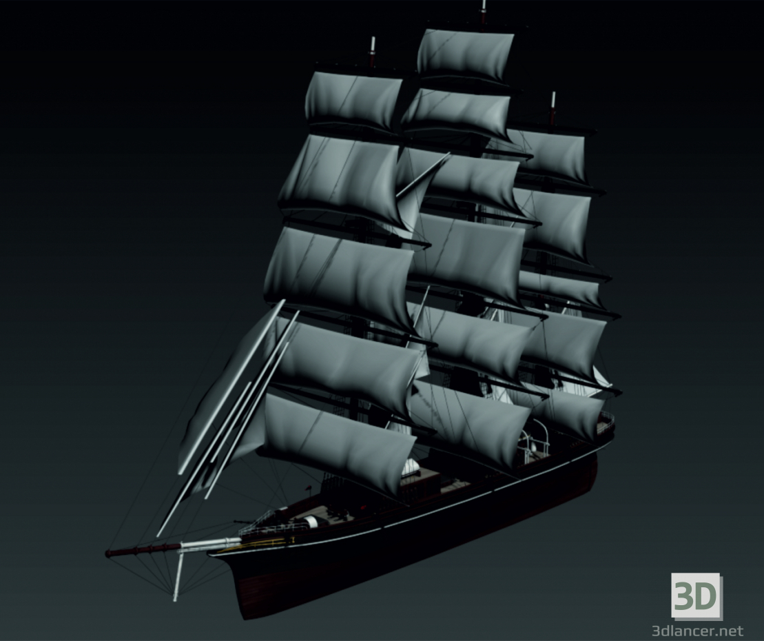 3D modeli Sailfish - önizleme