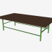 3d model Element of the sports ground Table for table tennis (without net) (7900) - preview