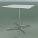 3d model Square table 5550 (H 72.5 - 79x79 cm, White, LU1) - preview