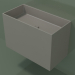 3d model Lavabo de pared (02UN43101, Clay C37, L 72, P 36, H 48 cm) - vista previa