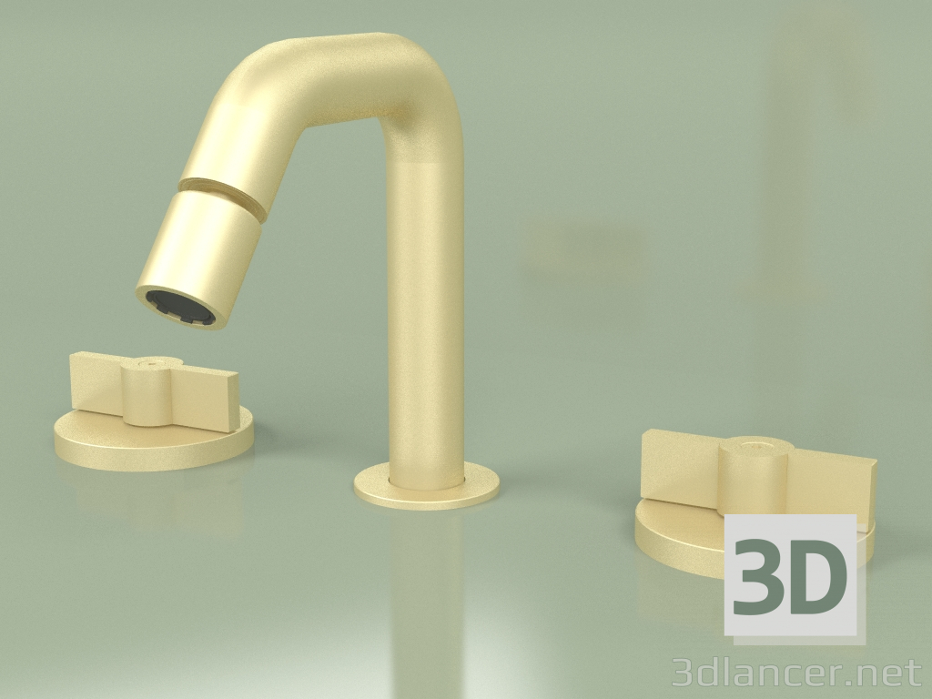 3d model Mezclador de bidé con caño regulable (19 37 V, OC) - vista previa