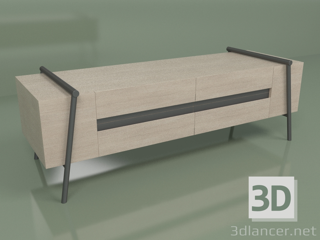 3D Modell TV-Ständer Duo - Vorschau