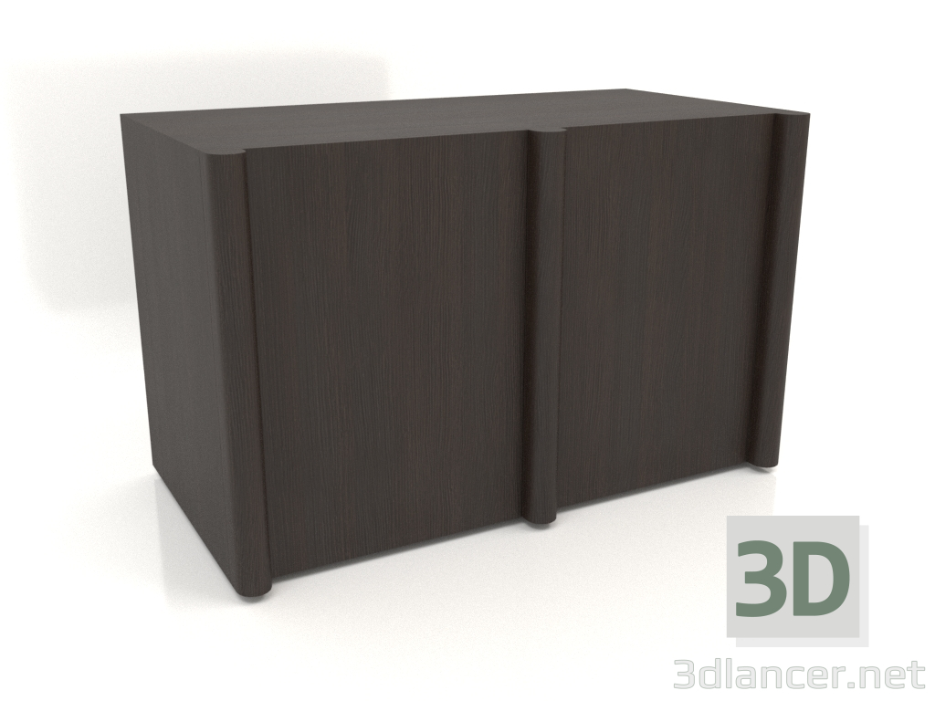 Modelo 3d Buffet MW 05 (1260х667х798, madeira castanho escuro) - preview