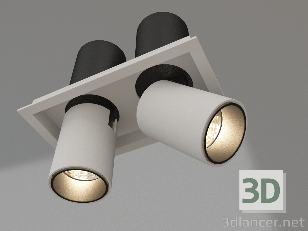 3d model Lamp LTD-PULL-S110x210-2x10W Day4000 (WH, 24 deg, 230V) - preview