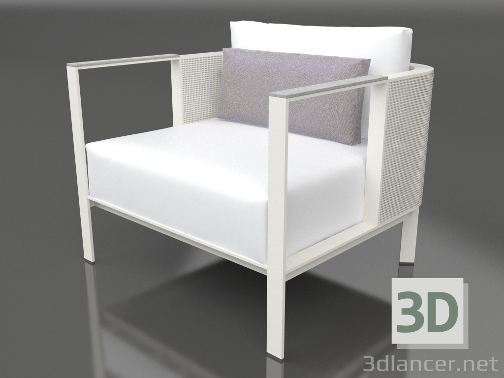 3d model Sillón (gris ágata) - vista previa