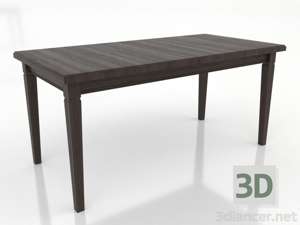 3D modeli Yemek masası TRANSFORM 1600x800 mm (katlanmış, dişbudak ceviz) - önizleme 3D modeli Yemek masası TRANSFORM 1600x800 mm (katlanmış, dişbudak ceviz) - önizleme