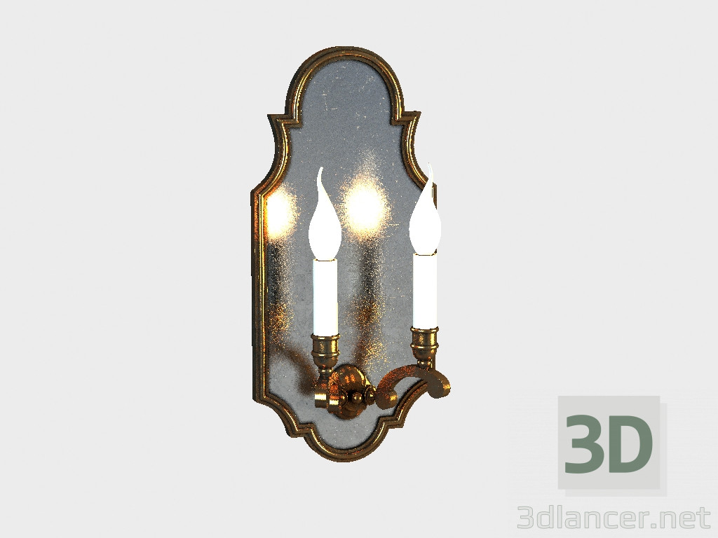 3d model Bra REARDEN SCONCE (SN050-2-BRS) - preview