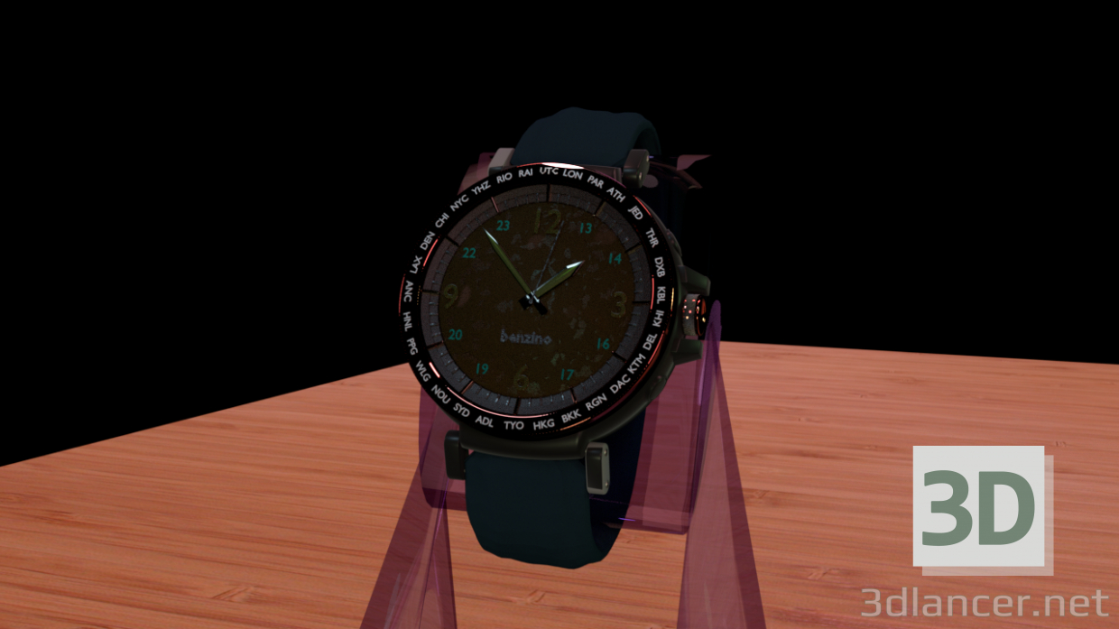 3d model benzino watch - preview