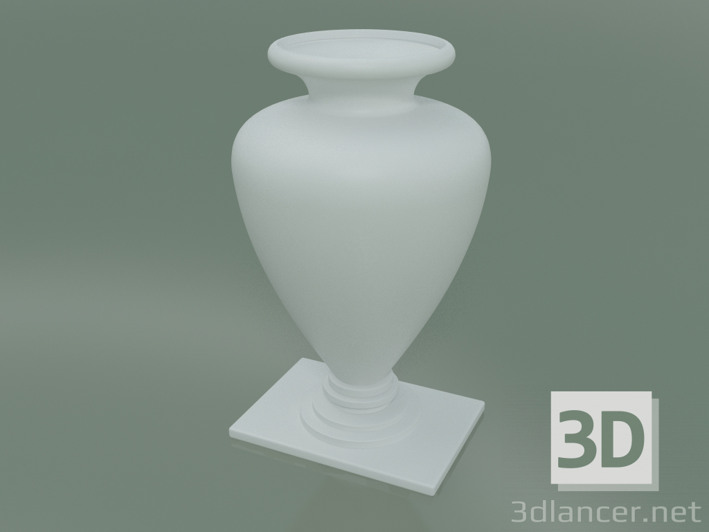 3d model Florero decorativo Anfora (Blanco) - vista previa