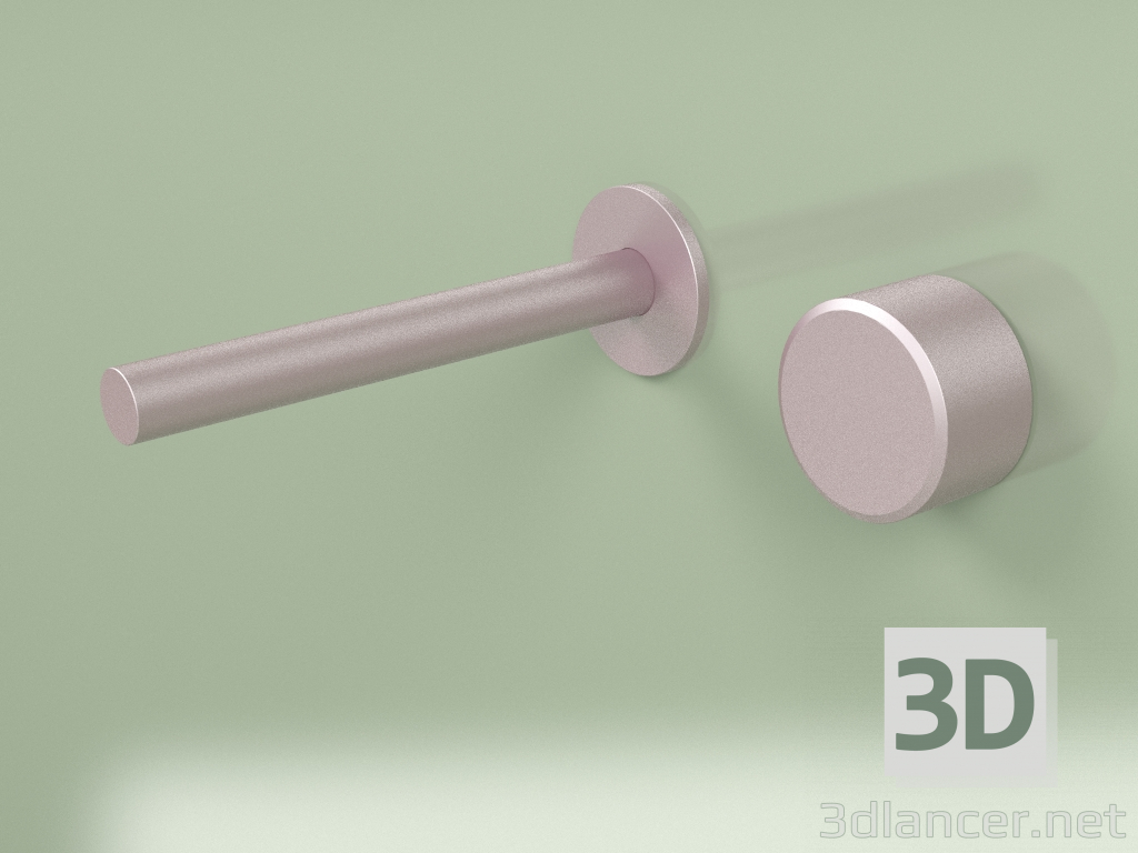 3d model Mezclador hidro-progresivo de pared con caño L 190 mm (16 10, OR) - vista previa