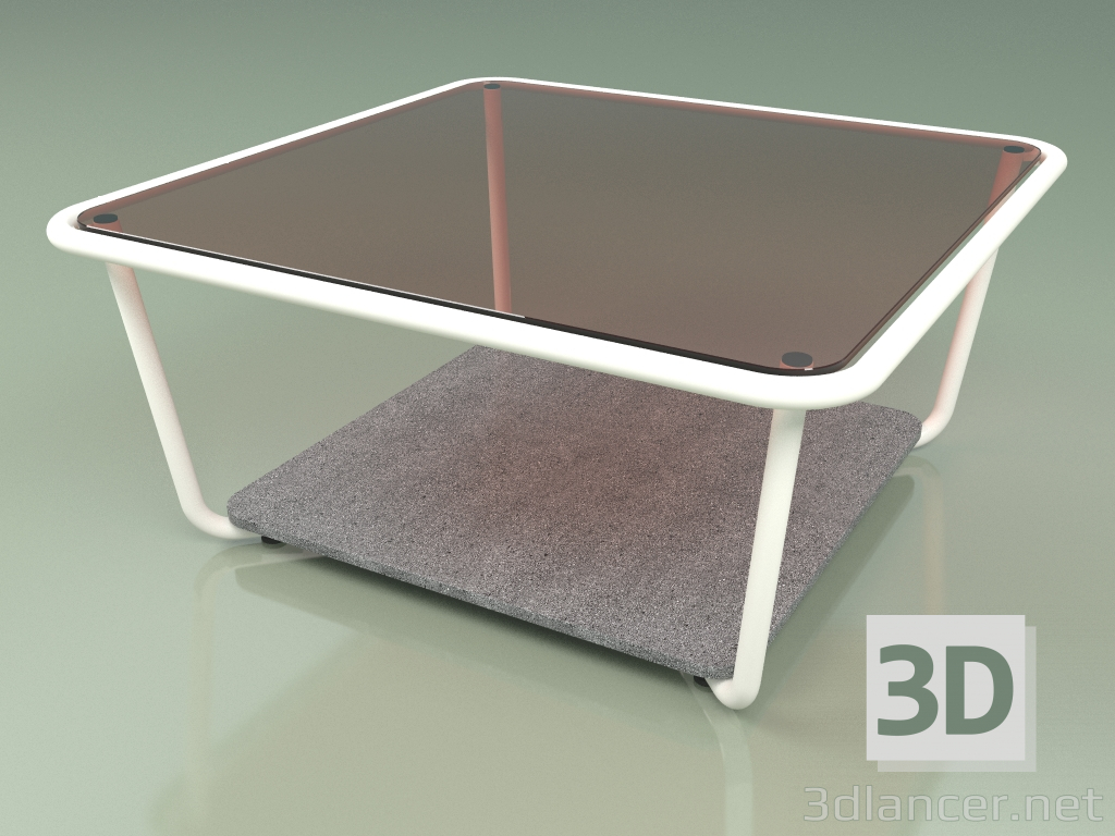 3D modeli Sehpa 001 (Bronzlu Cam, Metal Süt, Luna Stone) - önizleme