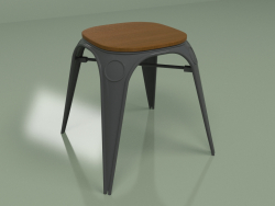 Tabouret Louix hauteur 46 (gris foncé)