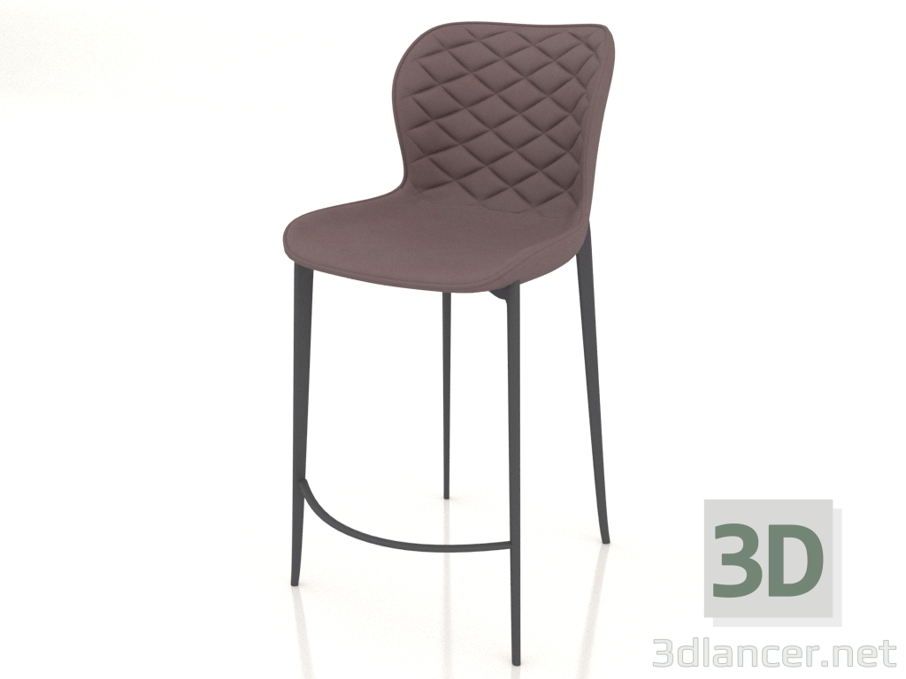 3d model Silla semi-bar Peggy 3 - vista previa