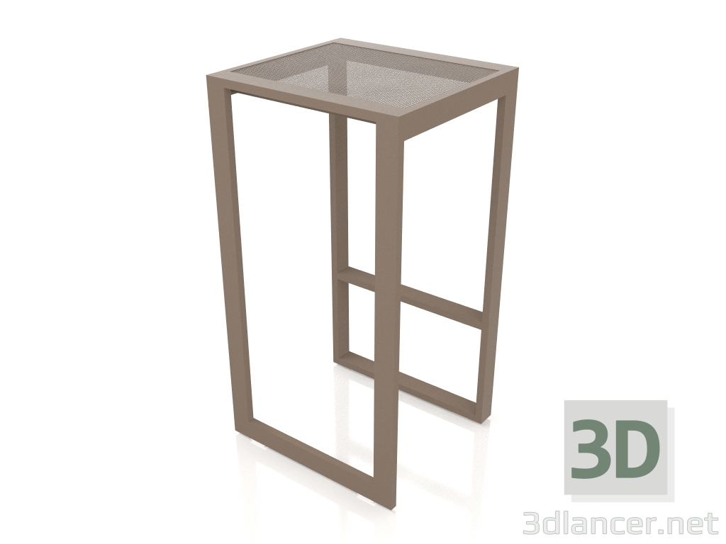 3d model Taburete alto (Bronce) - vista previa