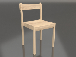 Thibault dining chair (Light Oak with brass)