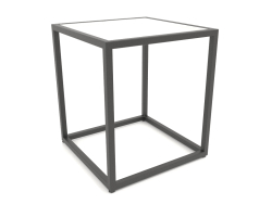 Square coffee table (GLASS, 40X40X44)