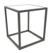 3d model Square coffee table (GLASS, 40X40X44) - preview