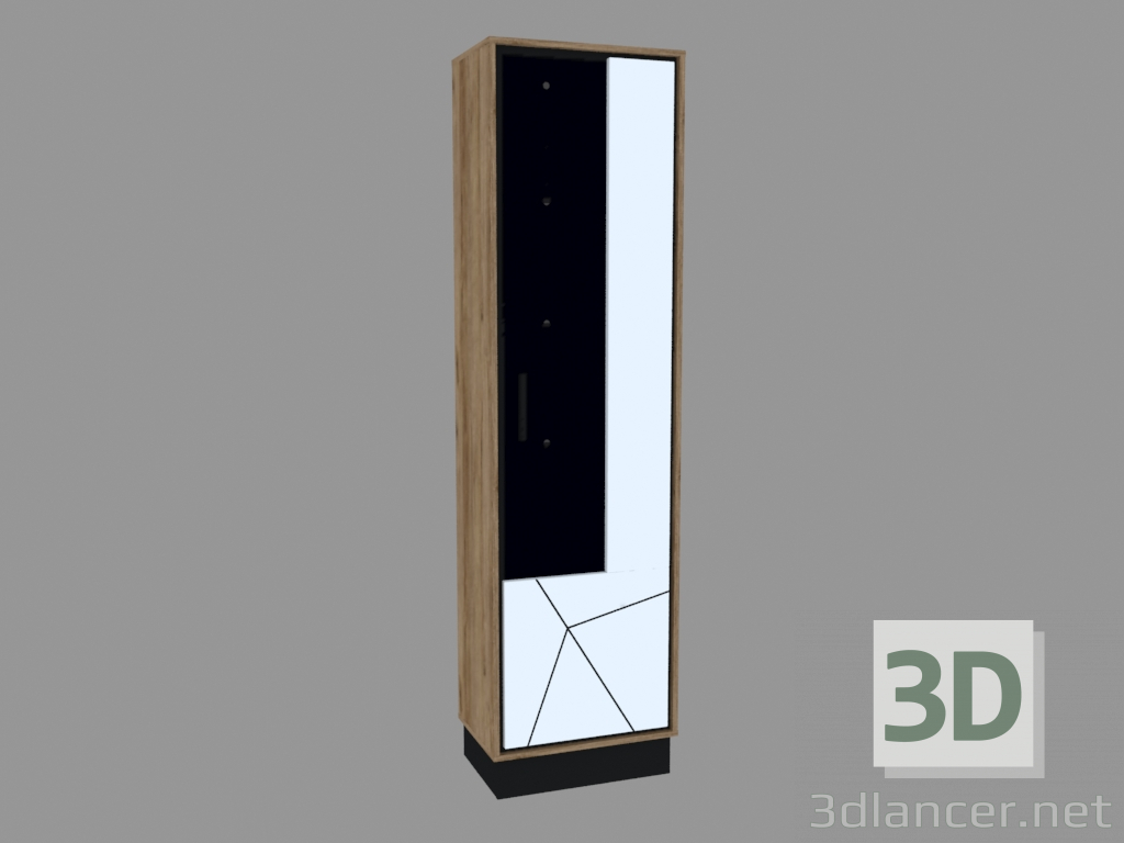 3D Modell Vitrine 1D (TYP BROV01R) - Vorschau