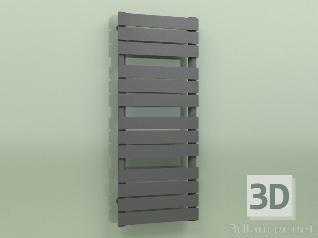 3d model Heated towel rail - Muna (1205 x 500, RAL - 9005) - preview