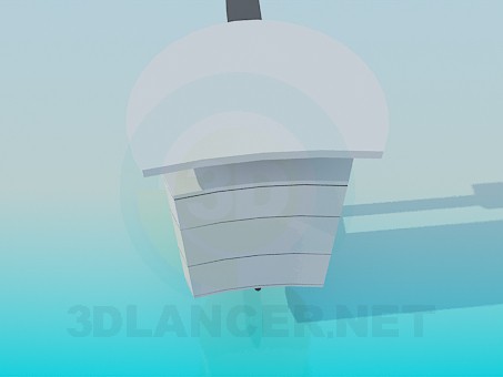 Modelo 3d Pedestal de parede - preview