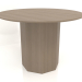 3d model Dining table DT 11 (D=1100х750, wood grey) - preview