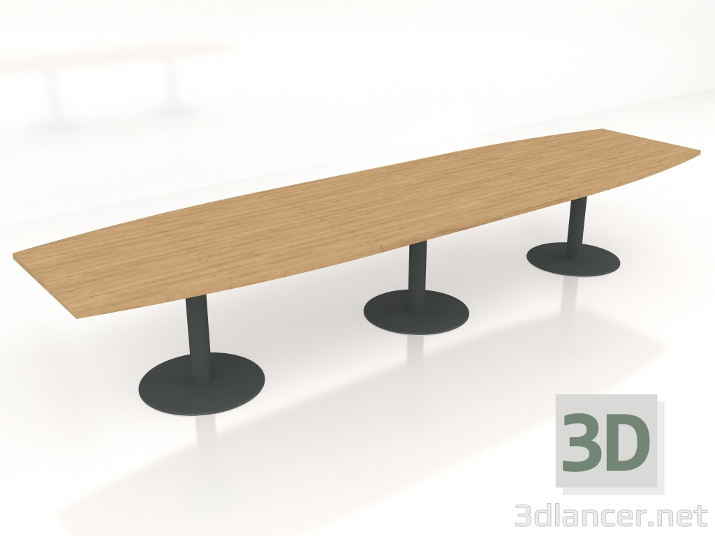 modello 3D Tavolo di negoziazione Tack Conference ST16 (4200x1100) - anteprima